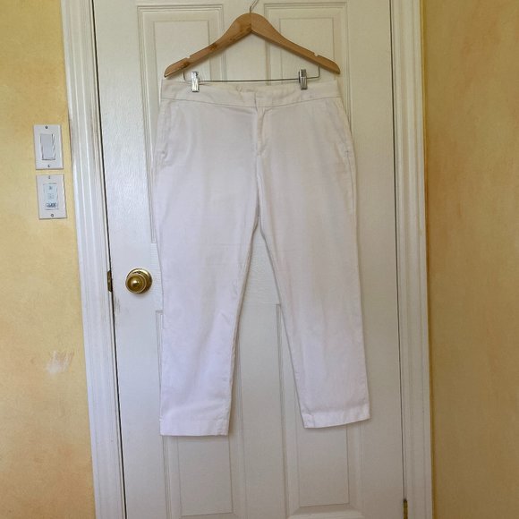 Tommy Hilfiger White Cotton Pants - Picture 2 of 12